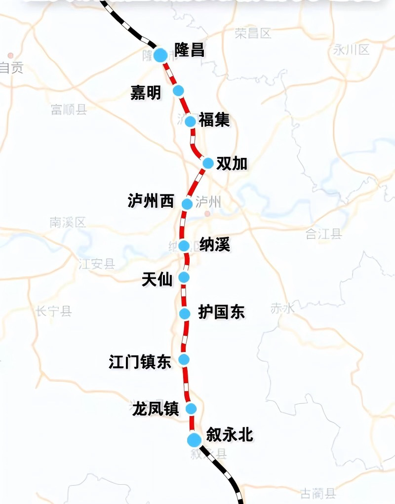 桥隧通南北·客货畅山海解码西部陆海新通道隆泸叙铁路建设亮点(图3)